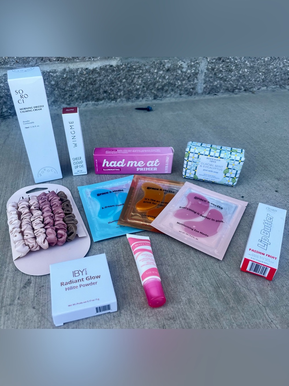 Set of 11 Self Care Items grace & stella Kitsch Beekman Sororci